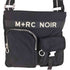 マルシェノア M+RC NOIR 2ポケット ロゴ メッセンジャーバッグ メンズ