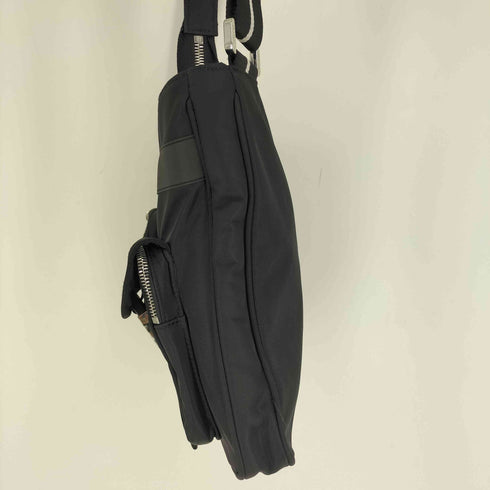 マルシェノア M+RC NOIR 2ポケット ロゴ メッセンジャーバッグ メンズ