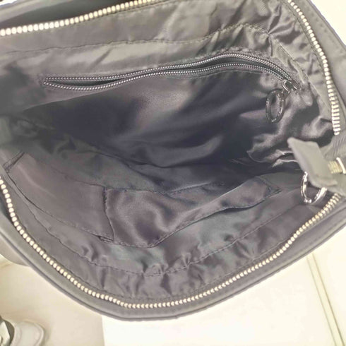 マルシェノア M+RC NOIR 2ポケット ロゴ メッセンジャーバッグ メンズ