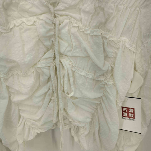 スライ SLY SHIRRING SKIPPER RIBBON シャツ レディース FREE