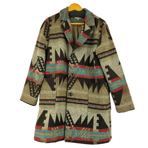 バッカーズ Backers ネイティブ柄チェスターコート メンズ JPN:M