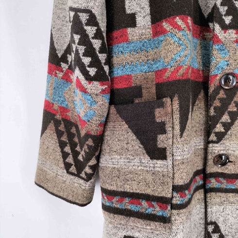 バッカーズ Backers ネイティブ柄チェスターコート メンズ JPN:M