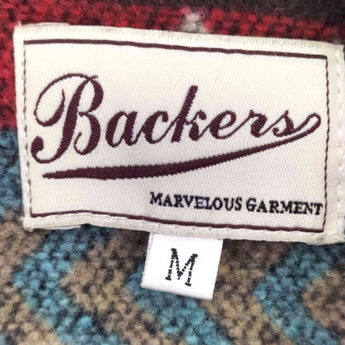 バッカーズ Backers ネイティブ柄チェスターコート メンズ JPN:M