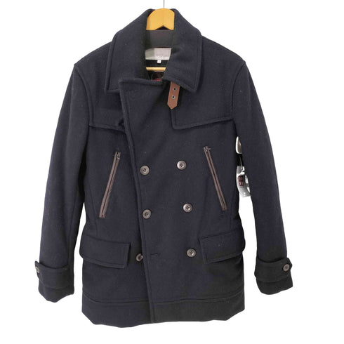 ビームスライツ BEAMS Lights イタリアMTT製 ウールブレンド ピーコート メンズ 44