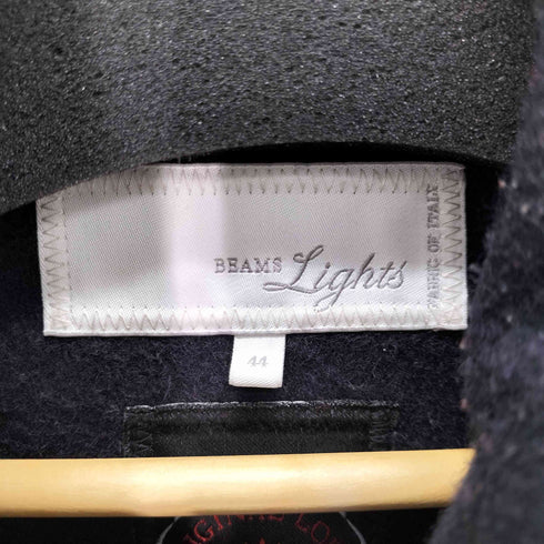 ビームスライツ BEAMS Lights イタリアMTT製 ウールブレンド ピーコート メンズ 44