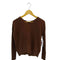 デミルクスビームス Demi-Luxe BEAMS フロントフラッフィ Vネックニット レディース
