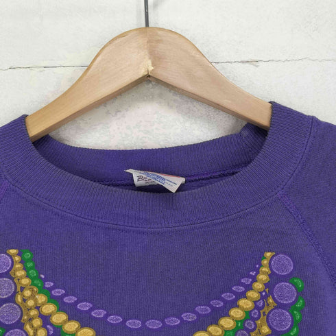 ヘインズ Hanes MARDI GRAS ラグランスウェット メンズ L