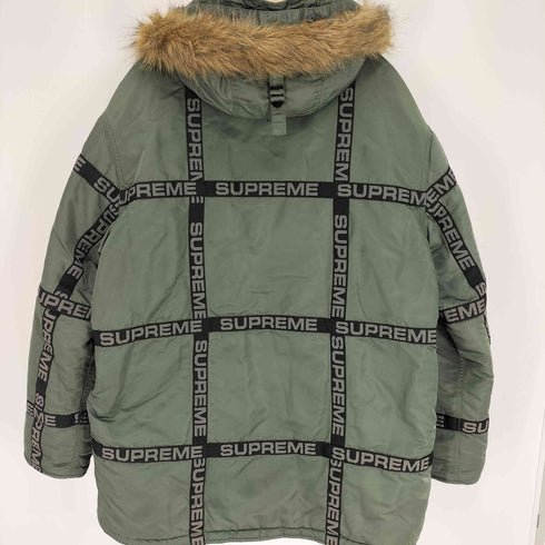 シュプリーム Supreme 18AWLogo Tape N-3B Parka メンズ import:XL