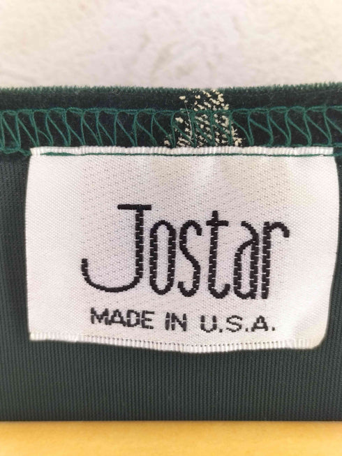 Jostar USA製 草模様 ベロアセットアップ レディース