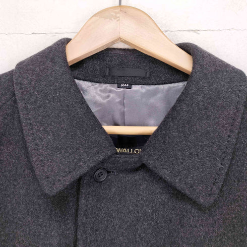 Me.SWALLOW カシミヤ100比翼ステンカラーコート メンズ 90A4