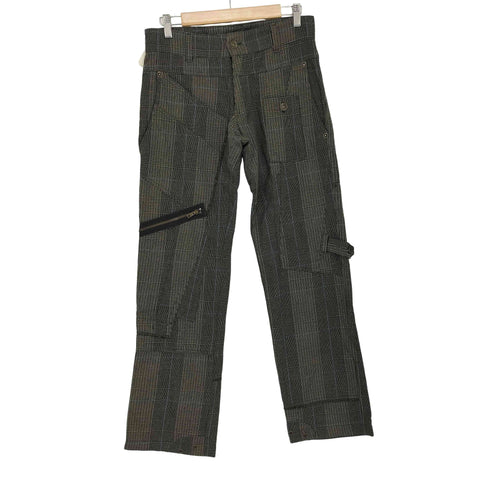 IMPERIAL MADE IN ITALY チェック柄 ギミックパンツ メンズ 44