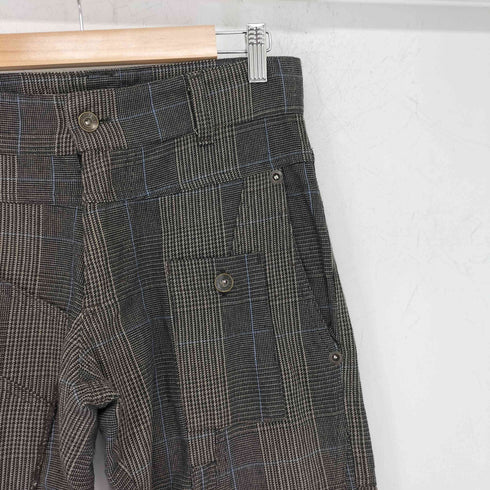 IMPERIAL MADE IN ITALY チェック柄 ギミックパンツ メンズ 44