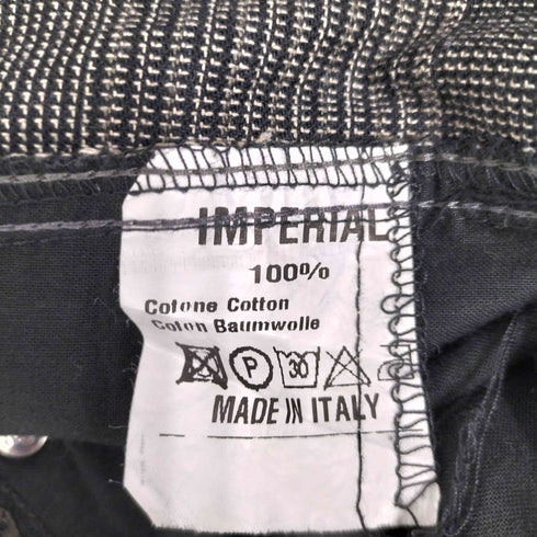 IMPERIAL MADE IN ITALY チェック柄 ギミックパンツ メンズ 44