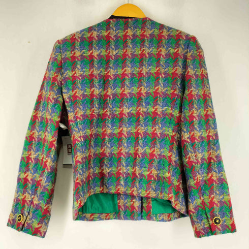 DOLCE 総柄ツイードジャケット レディース