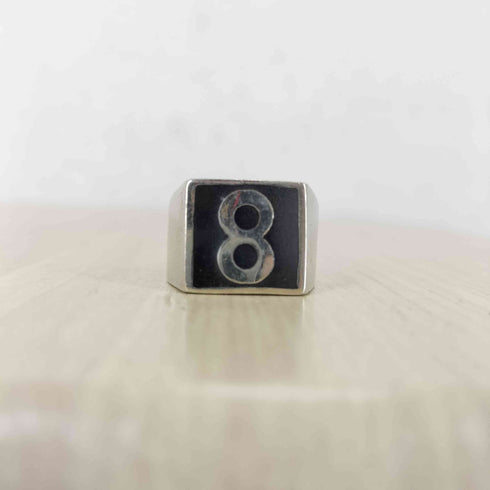 8 ナンバリングリング メンズ 18号