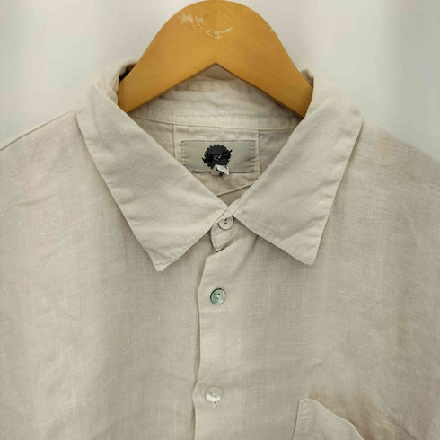 WORKS L/S リネン オーバーシャツ メンズ