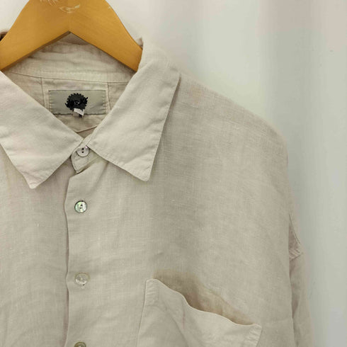 WORKS L/S リネン オーバーシャツ メンズ