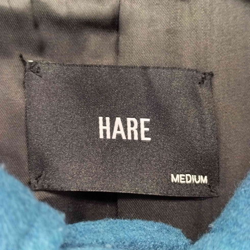 ハレ HARE ウーリーテックルーズAラインステンカラーコート メンズ JPN:M