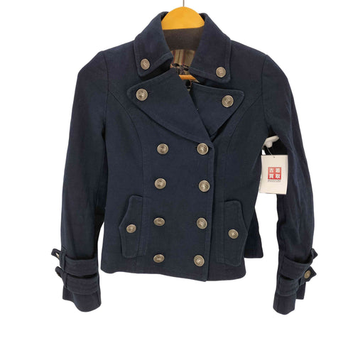 バーバリーブルーレーベル BURBERRY BLUE LABEL コットンピーコート レディース 38