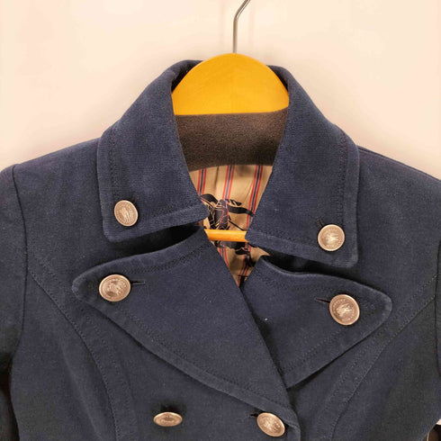 バーバリーブルーレーベル BURBERRY BLUE LABEL コットンピーコート レディース 38