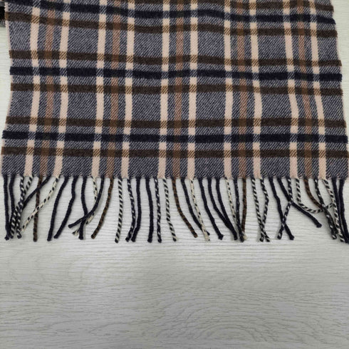 アクアスキュータム AQUASCUTUM チェックマフラー メンズ