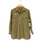 ユーエスアーミー U.S. ARMY 40S 皿ボタン マチ付き ウール オフィサーシャツ ラプチャードダック メンズ 15-32
