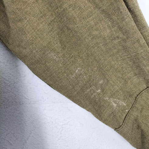 ユーエスアーミー U.S. ARMY 40S 皿ボタン マチ付き ウール オフィサーシャツ ラプチャードダック メンズ 15-32