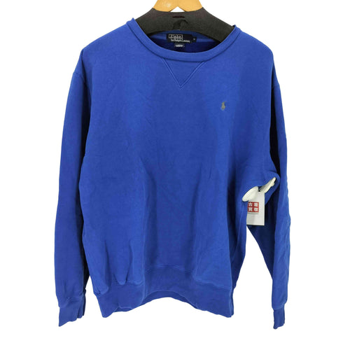 ポロバイラルフローレン Polo by RALPH LAUREN 90S ポニー刺繍クルーネックスウェット メンズ import:M