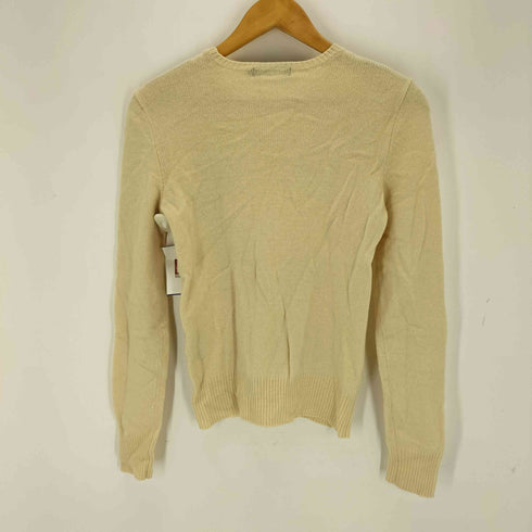 ラルフローレン RALPH LAUREN カシミヤ混 ポニー刺繍クルーネックウールニット レディース import:M