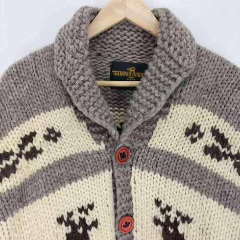 THUNDERBIRD 80S カナダ製 カウチン ニット ウール カーディガン メンズ
