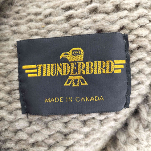 THUNDERBIRD 80S カナダ製 カウチン ニット ウール カーディガン メンズ