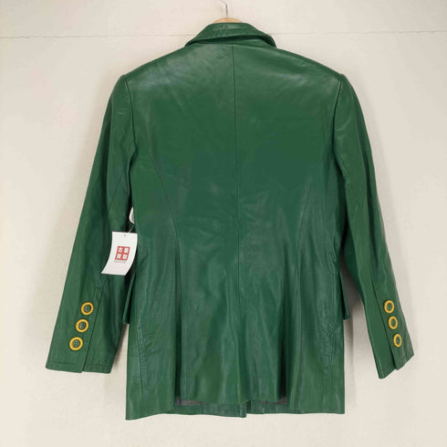 ラムレザー3Bテーラードジャケット レディース 11