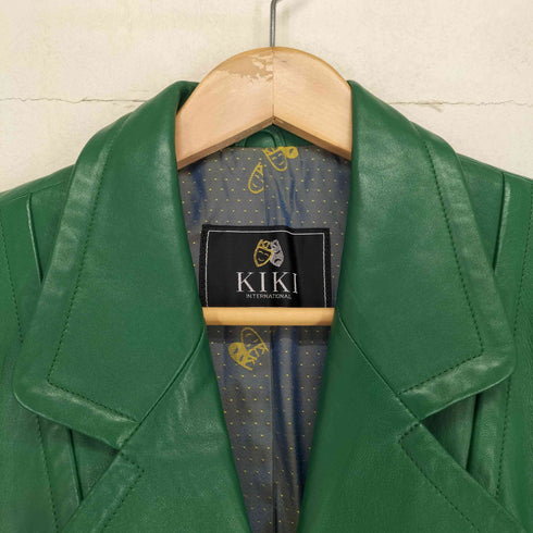 ラムレザー3Bテーラードジャケット レディース 11