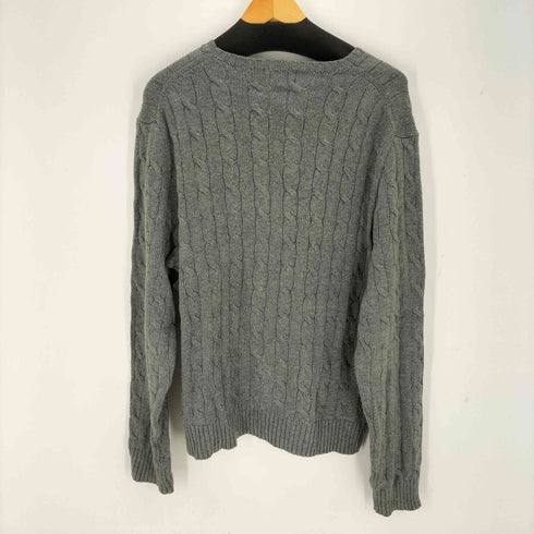 ポロラルフローレン POLO RALPH LAUREN ポニー刺繍ケーブルニット メンズ import:L