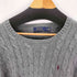 ポロラルフローレン POLO RALPH LAUREN ポニー刺繍ケーブルニット メンズ import:L