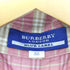 バーバリーブルーレーベル BURBERRY BLUE LABEL ロゴ刺繍 チェックシャツワンピース レディース EUR:38