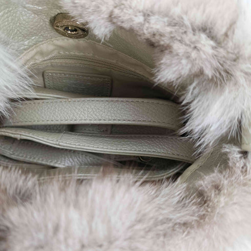 BEATS AND SPICES 2WAYラビットファーショルダーバッグ レディース