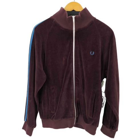 フレッドペリー FRED PERRY Velvet Track Top Light Jacket ベルベット トラック トップ ライト ジャケット メンズ import:S