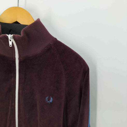 フレッドペリー FRED PERRY Velvet Track Top Light Jacket ベルベット トラック トップ ライト ジャケット メンズ import:S