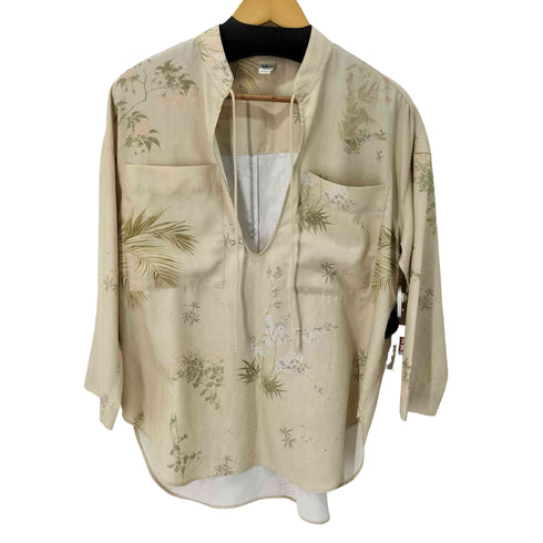 ロンハーマン Ron Herman 花柄 スキッパー ブラウス レディース import:S