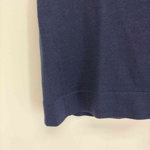 ポールスチュアート Paul Stuart カシミヤ混 リボンデザイン ウール S/S ニット レディース UK:6