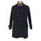 バーバリーブルーレーベル BURBERRY BLUE LABEL 裏地ノバチェックダブルブレストコート レディース EUR:38