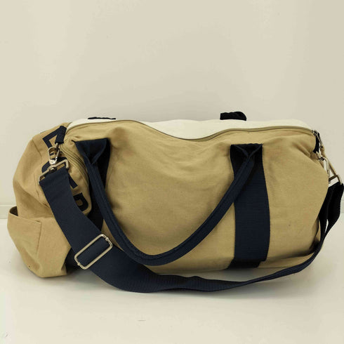 トミーヒルフィガー TOMMY HILFIGER ロゴプリント マルチカラー キャンバスドラムボストンバッグ トラベルバッグ メンズ