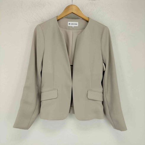 グローバルワーク GLOBAL WORK ノーカラージャケット レディース M/M