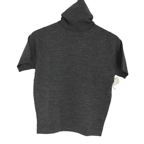 ジョンスメドレー JOHN SMEDLEY ウール100% 半袖タートルニット レディース import:S