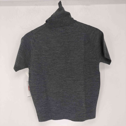 ジョンスメドレー JOHN SMEDLEY ウール100% 半袖タートルニット レディース import:S