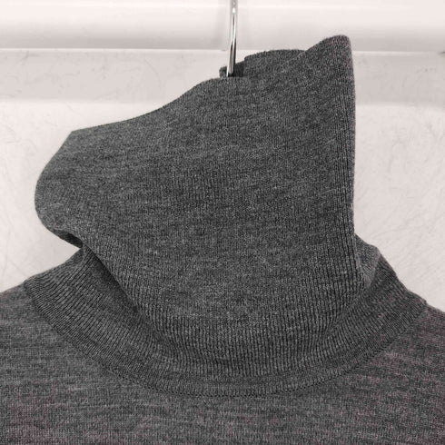 ジョンスメドレー JOHN SMEDLEY ウール100% 半袖タートルニット レディース import:S