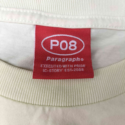 パラグラフ PARAGRAPH プリントクルーネック カットソー メンズ FREE