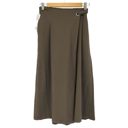 サロンアダムエロペ SALON adam et rope ラップデザインワイドパンツ レディース