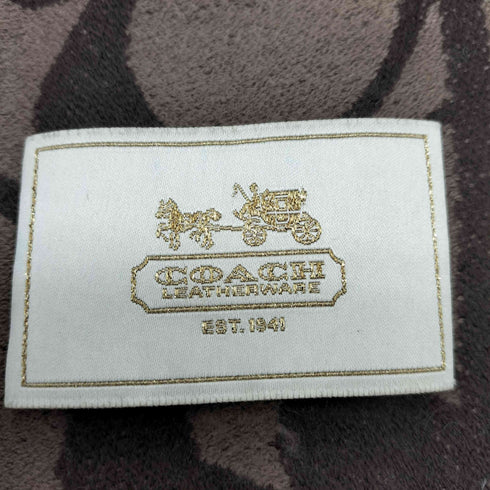 コーチ COACH リバーシブルシグネチャーマフラー メンズ